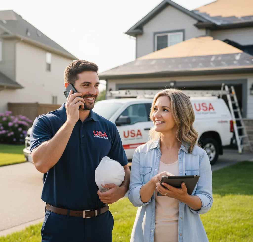 USA Roof Repair Experts customer support in Ringle